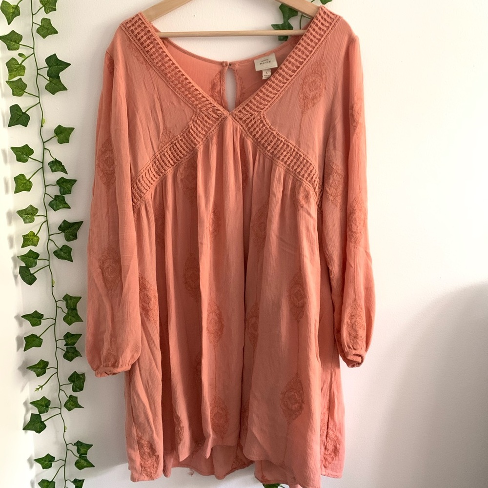 Long sleeved Flowy Dress